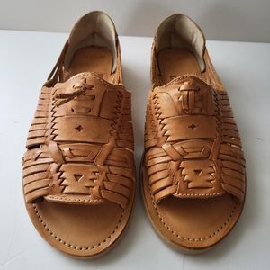 Chamula Mexican leather sandals